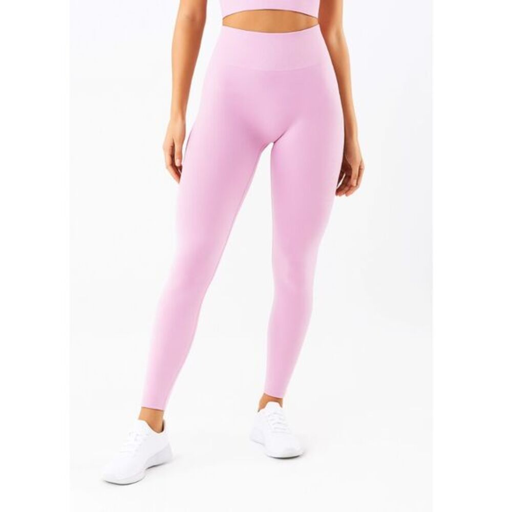 Alphalete Halo Seamless Leggings Women's Size‎ Small Pink High Rise 7/8
